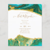 Papier Invitations du BAT MITZVAH de Parties scintillant  (Devant)