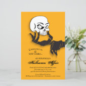 Papier Invitations du parti Halloween (Debout devant)