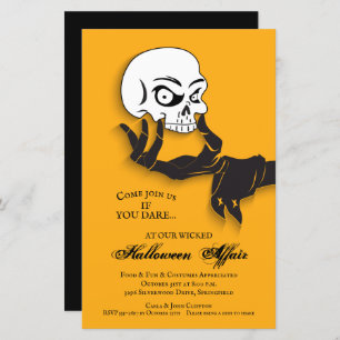 Papier Invitations du parti Halloween