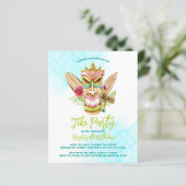 Papier Invitations du parti Tiki Budget (Debout devant)
