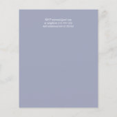 Papier Invitations Mariage Catholique Floral Élégant Mode (Dos)