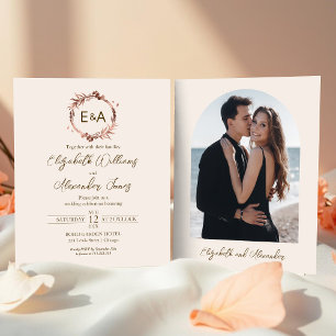 Papier Invitations Monogramme Budget Wedding