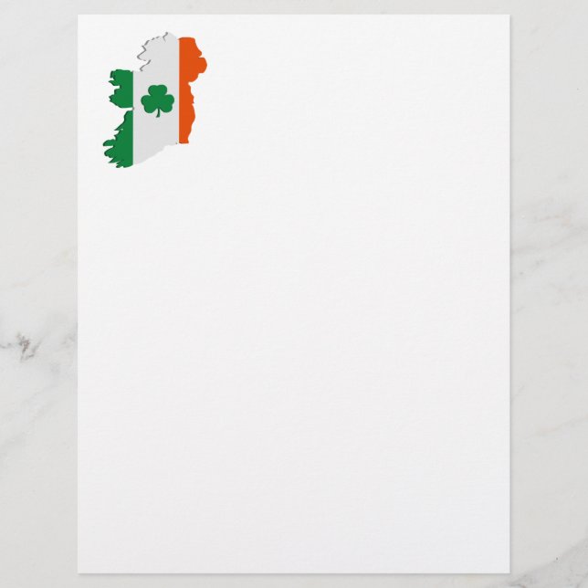 Papier Ireland map (Devant)