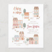 Papier It Takes A Village Baby Shower Budget (Devant)