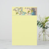 Papier Italian Summer Butterflies Paper Sheet (Debout devant)