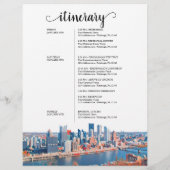 Papier Itinéraire de bienvenue du week-end Mariage de Pit (Dos)