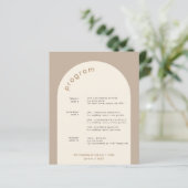 Papier Itinéraire du Mariage de l'arc de sable minimal gé (Debout devant)