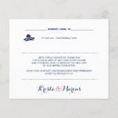 Papier Itinéraire du week-end mariage (Dos)