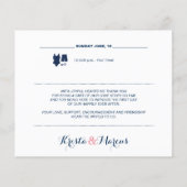 Papier Itinéraire du week-end mariage (Dos)