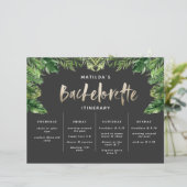 Papier itinéraire du week-end tropical de la Bachelorette (Debout devant)