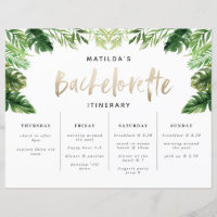 itinéraire du week-end tropical de la Bachelorette