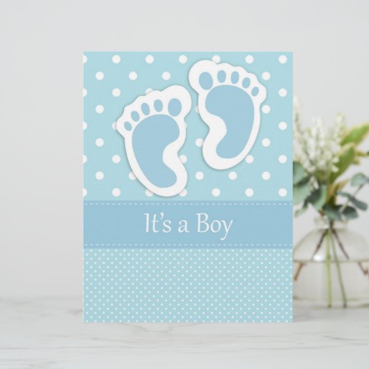 Papier It's A Boy (Debout devant)