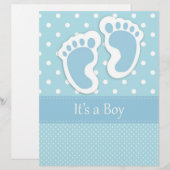 Papier It's A Boy (Devant / Derrière)