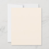 Papier Ivory blush florals First Communion invitation (Dos)