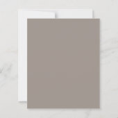 Papier Ivory Taupe Neutral Pinstriped Wedding  (Dos)