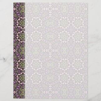 Papier Jade & Violet Motif Kaleidoscope