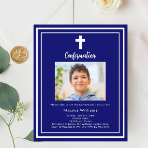 Papier J'ai reçu une invitation de confirmation