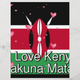 Papier J'Aime ! Kenya Hakuna Matata