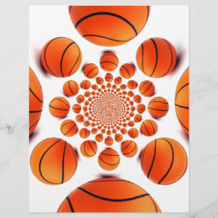 Papier J'aime le basket-ball