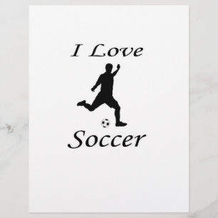 Papier J'Aime Le Football