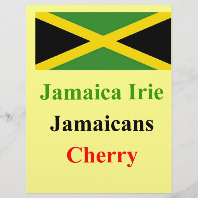 Papier Jamaïque irie (Devant)