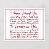 Papier Jane Eyre Mieux s'aimer Valentine (Devant)