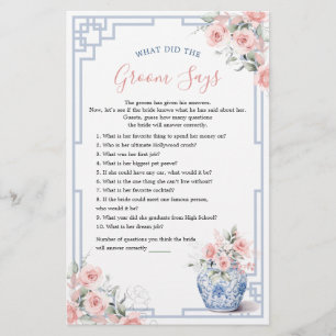 Papier Jar Chinoiserie de gingembre rose vif Ce que dit G