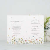 Papier Jardin Fleur sauvage de printemps Floral minimalis (Debout devant)