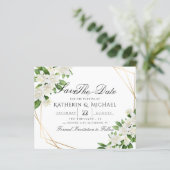 PAPIER JARDIN FLORAL GREENERGY MARIAGE ENREGISTRER LA DAT (Debout devant)