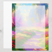 Papier Jardin lumineux (Devant / Derrière)