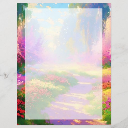 Papier Jardin lumineux (Devant)