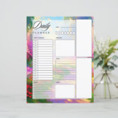 Papier Jardin lumineux planificateur quotidien (Debout devant)