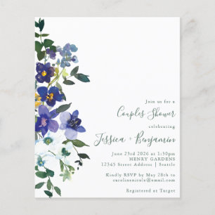 Papier Jardin violet Budget Couples Floral Douche