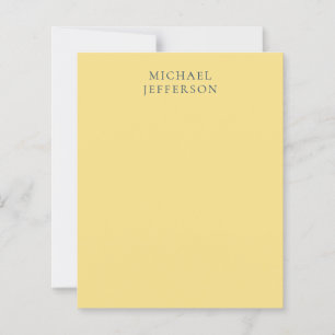 Papier Jasmine & Gris Ardoise Minimaliste Moderne Simple