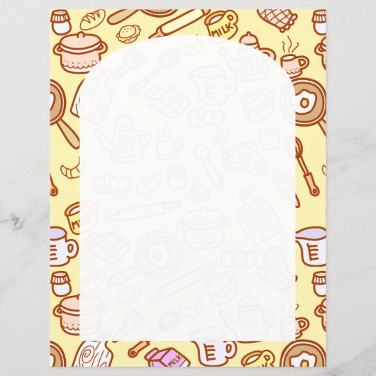 Papier Jaune Cuisinière (Devant)