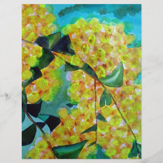 Papier Jaune Wattle (Devant)