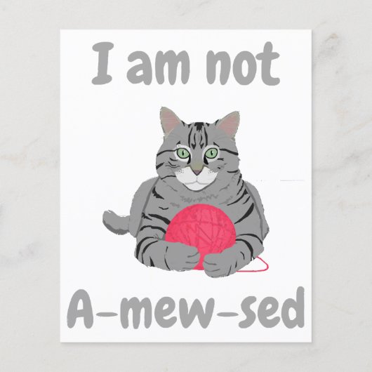 Papier Je ne suis pas furieux. Drôle chat chonk tee (Dos)