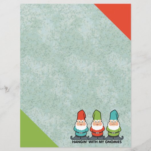 Papier Je Passe Avec Mes Gnomies Homies Mignonnes Station (Devant)