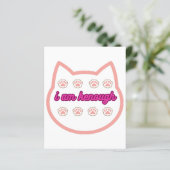 Papier Je suis kassez t-shert cat (Debout devant)