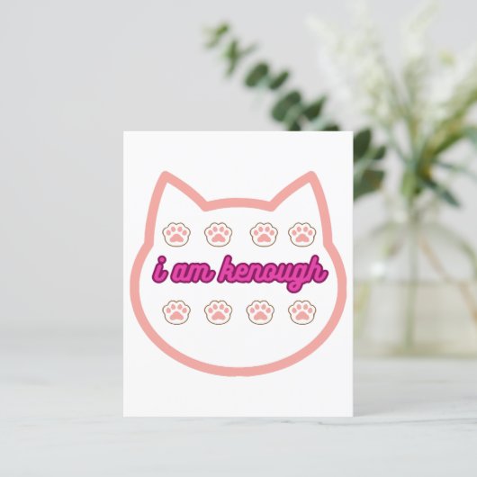 Papier Je suis kassez t-shert cat (Debout devant)