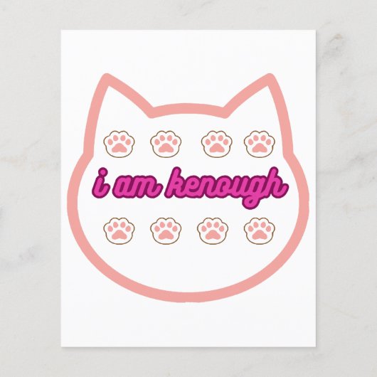 Papier Je suis kassez t-shert cat (Dos)