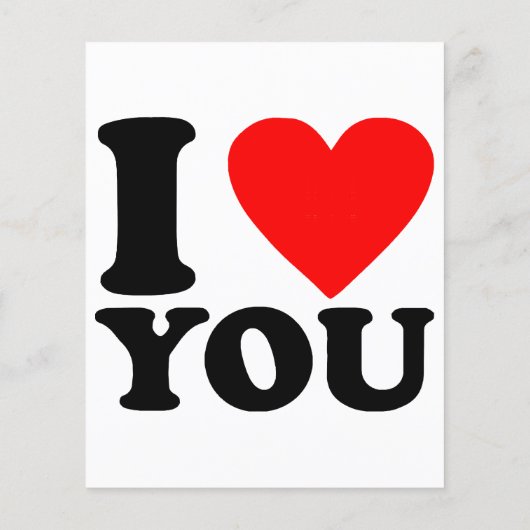 Papier Je T'Aime (Dos)