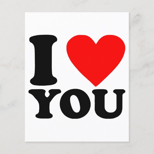 Papier Je T'Aime (Devant)