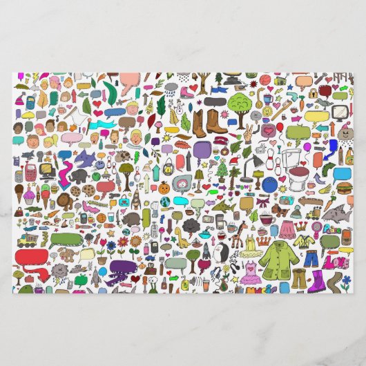 Papier J'espionne avec mon petit oeil (Devant)