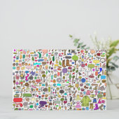 Papier J'espionne avec mon petit oeil (Debout devant)