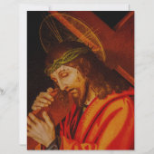 Papier Jesus carrying the cross papers print (Dos)