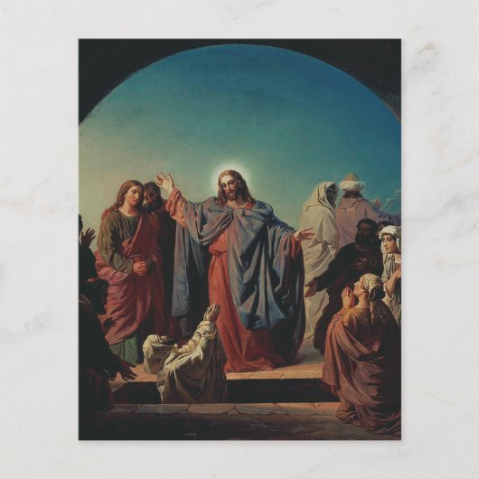 Papier Jesus Wakes Lazarus par Robert Wilhelm Ekman (Devant)
