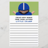 Papier Jeu baby shower (Devant)