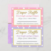 Papier Jeu Baby shower de chevalier rose et violet (Devant / Derrière)