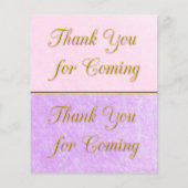 Papier Jeu Baby shower de chevalier rose et violet (Dos)